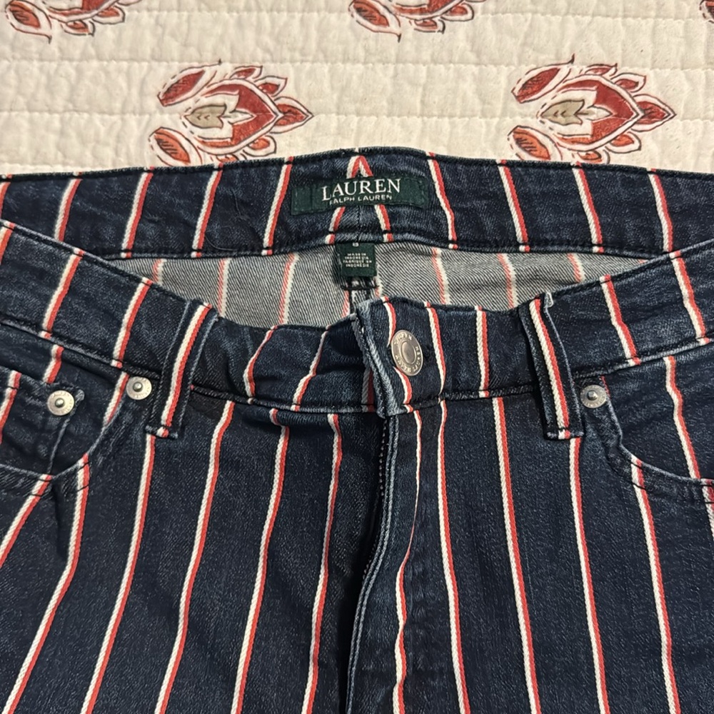 Ralph Lauren Red White and Blue jeans